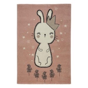 Dětský Koberec Bunny 2, 100/150cm, Růžová